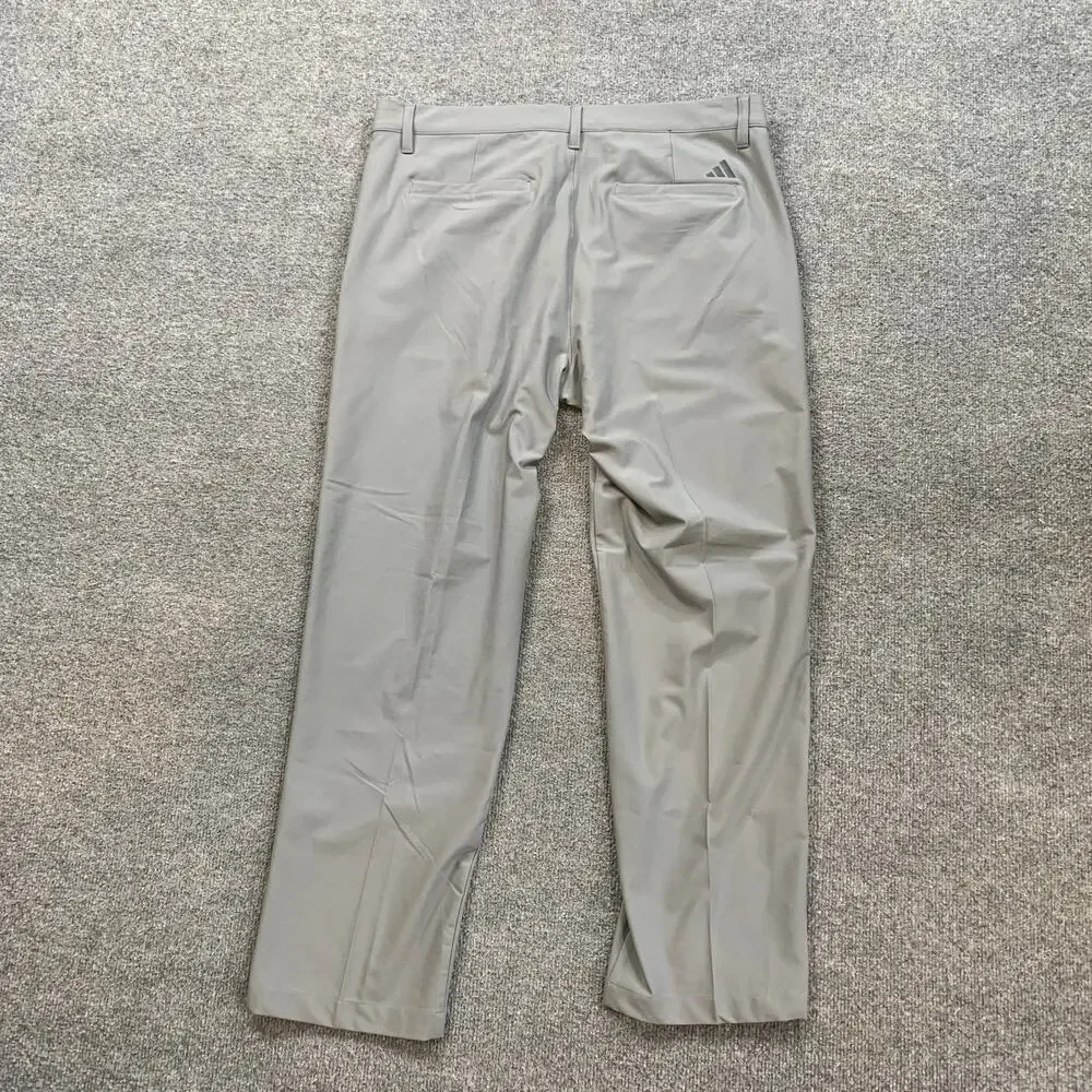 Adidas Pants Men 34 Iron Grey Ultimate365 Golf Lightweight Moisture Wicking